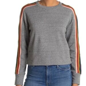 Madewell Heather Gray Retro Look Sweatshirt